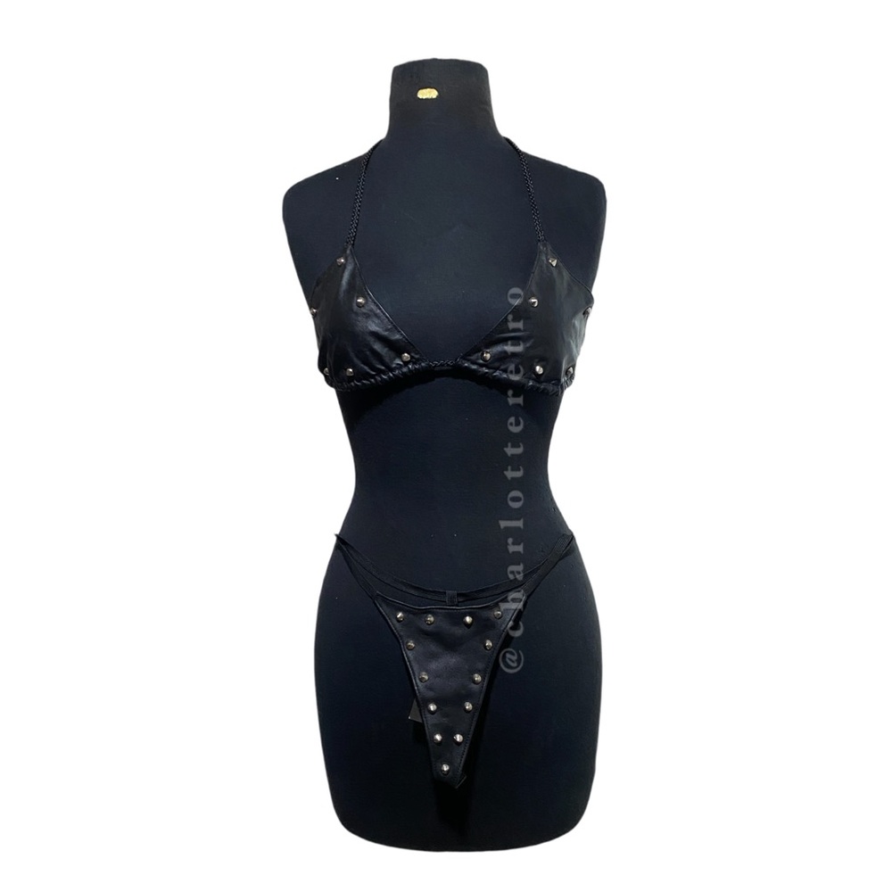 Elegant Moments Leather • Beyond a Promise • Studded String Bikini